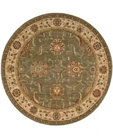 Nourison Home Living Treasures LI04 5'10" Round Rug