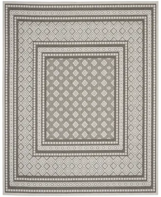 Nourison Home Key Largo KLG02 Silver 7'10" x 9'10" Outdoor Area Rug