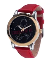 Disney Villains Cruella De Vil Women's Two Tone Alloy Watch 38mm