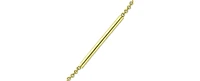 Giani Bernini Polished Bar Ankle Bracelet 18k Gold-Plated Sterling Silver & Silver, Created for Macy's