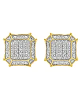 Men's Diamond (1/3 ct.t.w.) Earring in 10K Yellow Gold