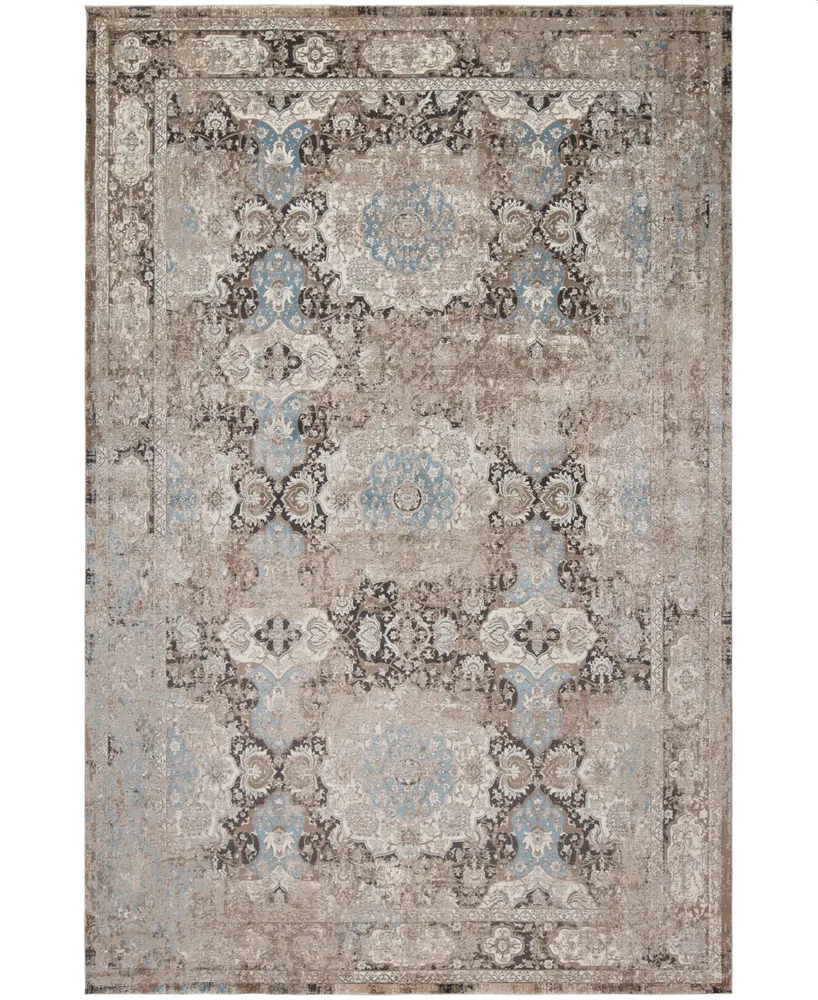 Closeout! Sunbrella Classic Sc-01 Charcoal 4' x 6' Area Rug