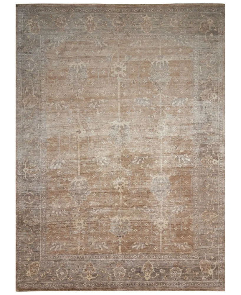 Nourison Home Aldora ALD07 Gray 7'9" x 9'9" Area Rug