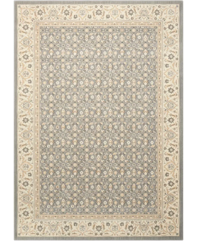 Nourison Home Persian Empire PE26 Silver 2'3" x 8' Runner Rug