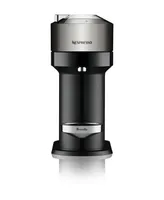Nespresso Vertuo Next Deluxe Coffee and Espresso Machine by Breville, Dark Chrome with Aeroccino Milk Frother