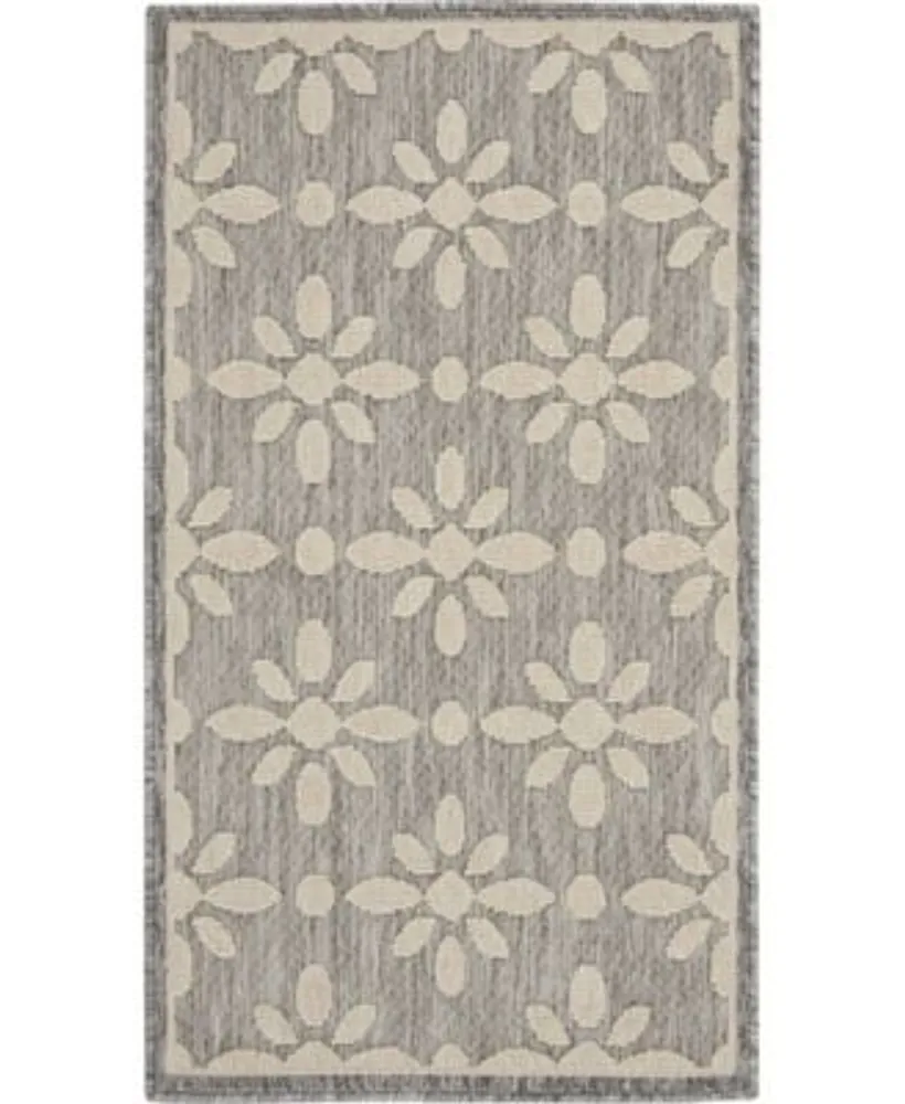 Nourison Home Cozumel Czm03 Gray Rug