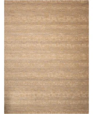 Nourison Home Silken Allure SLK23 Sand 5'6" x 8' Area Rug