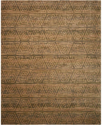Nourison Home Silken Allure SLK20 Silver 7'9" x 9'9" Area Rug