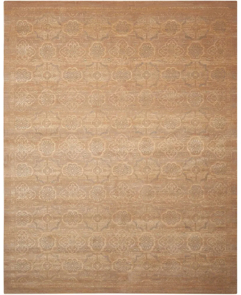 Nourison Home Silken Allure SLK25 Beige 7'9" x 9'9" Area Rug