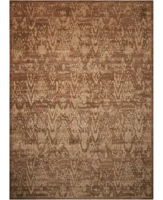 Nourison Home Silken Allure SLK17 Chocolate 8'6" x 11'6" Area Rug