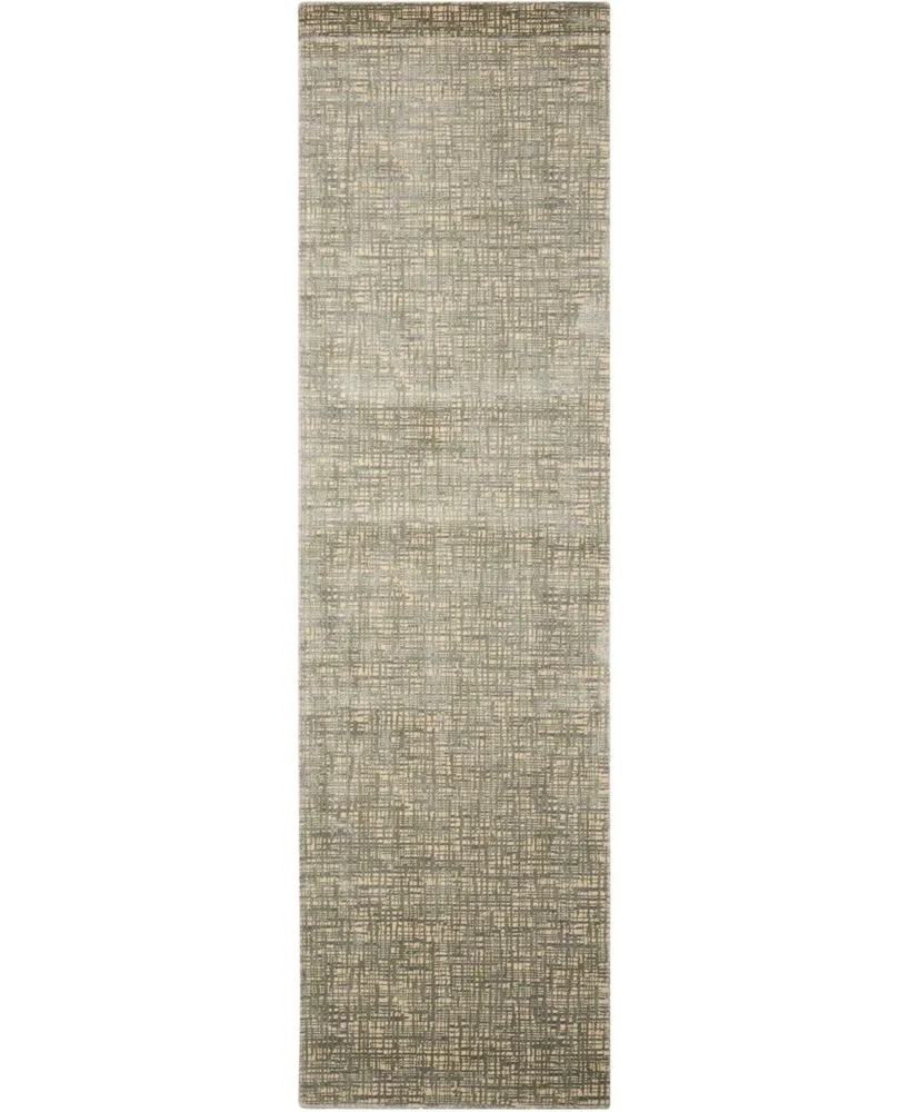 Nourison Home Starlight STA02 Beige 2'3" x 8' Runner Rug