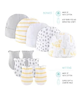 The Peanutshell Baby Boys Newborn Layette Gift Set Girls, Yellow Safari, 23 Essential Pieces