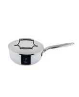 Saveur Selects Voyage Series Tri-Ply Stainless Steel 2-Qt. Chef's Pan with Lid