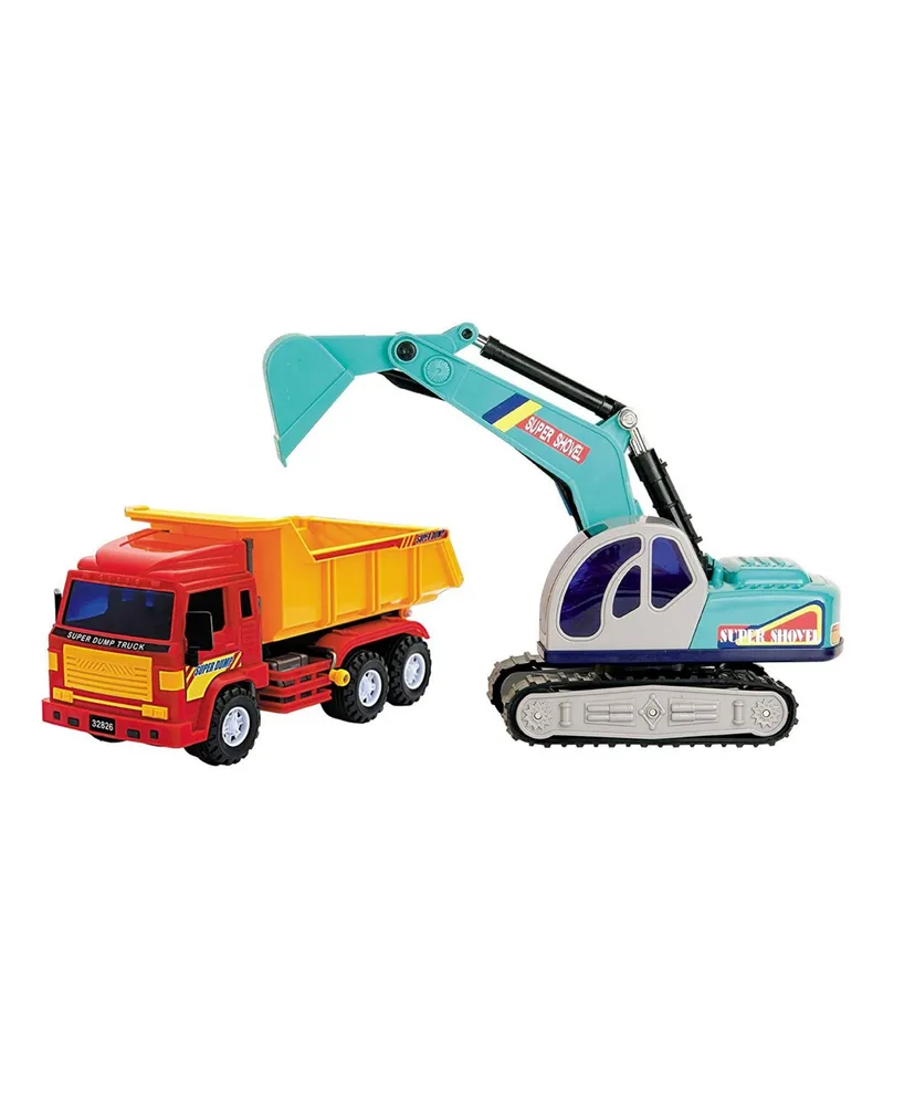 Big-Daddy Full Size Excavator & Dump Truck Combo