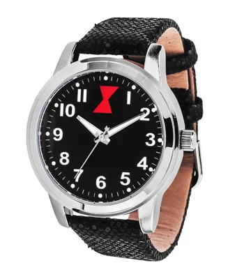 Marvel Black Widow Unisex Silver Alloy Watch 38mm