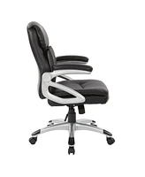 Osp Home Furnishings Executive Low Back Office Chair