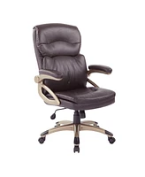 Osp Home Furnishings High Back Leather Executive Office Manager's Chair