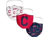 Fanatics Cleveland Indians 3-Pk. Face Mask