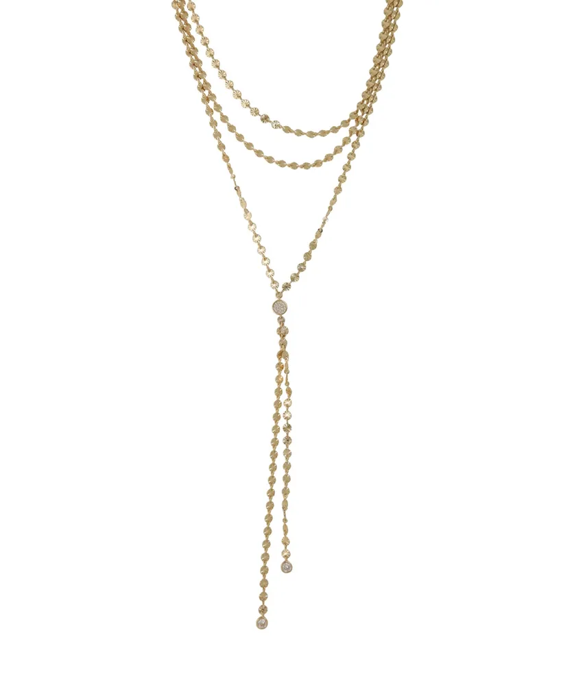 Ettika Fancy Multi-Chain Lariat Necklace