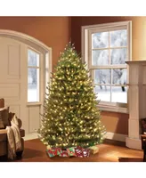 Puleo 6.5' Pre-Lit Canadian Balsam Fir Artificial Christmas Tree