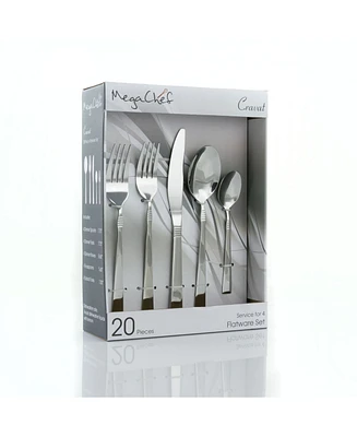 Megachef Cravat Flatware Set of 20-Piece