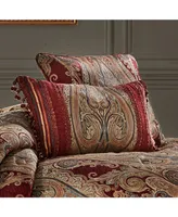 J Queen New York Garnet Decorative Pillow, 15" x 23"