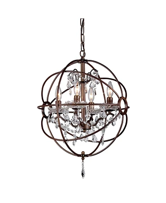 Home Accessories Edwards 17" 4-Light Indoor Chandelier with Light Kit