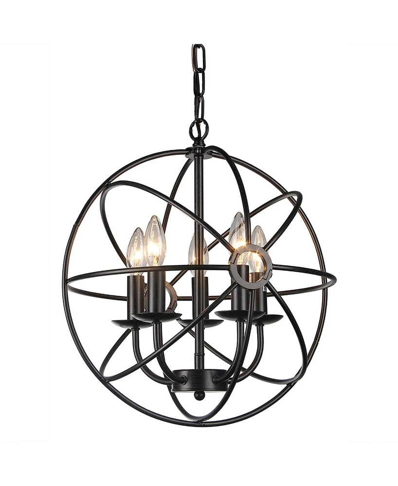 Home Accessories Meila 18" 5-Light Indoor Chandelier with Light Kit