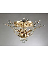 Home Accessories Ava 12" 6-Light Indoor Flush Mount Chandelier with Light Kit