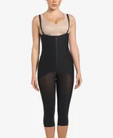 Leonisa Women's Hook and Zip Mid-Calf Sculpting Body Shaper