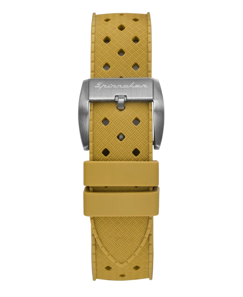 Spinnaker Men's Oahu Tropic Camel Rubber Strap 22mm