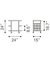 Zuo Argus Bar Cart