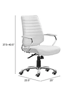 Zuo Enterprise Low Back Office Chair
