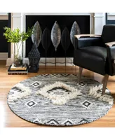 nuLoom Savannah 4' x 4' Round Area Rug