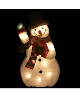 Northlight Lighted Waving Snowman Outdoor Christmas Decor