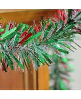 Northlight Unlit Snowblush Wide Cut Artificial Christmas Garland