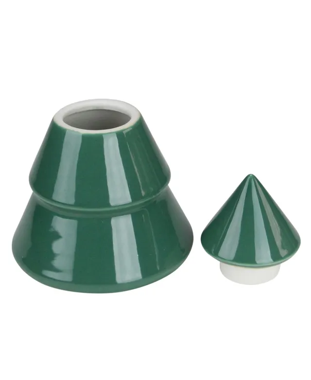 Northlight Contemporary Ceramic Christmas Tree Container