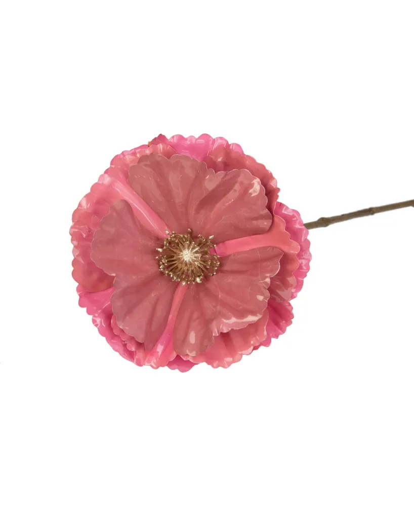 Northlight Poppy Flower Artificial Christmas Stem