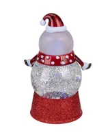 Northlight Santa Claus Led Lighted Swirling Glitter Water Globe Christmas Table top Decoration