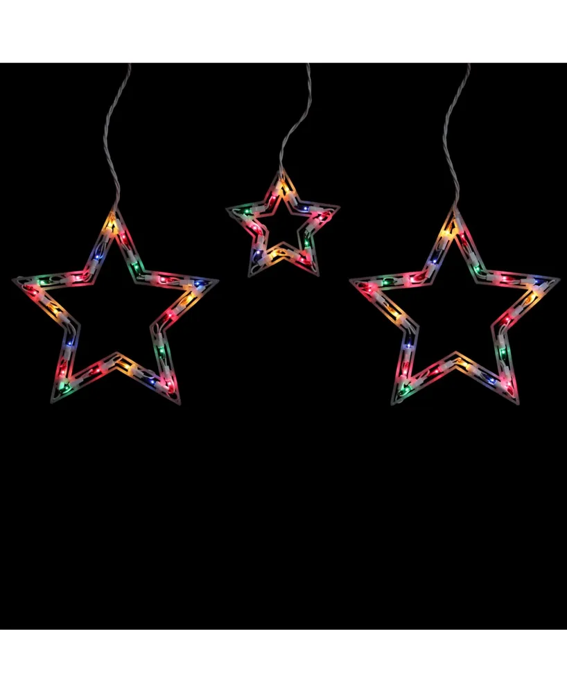 Northlight Multi-Color Star Shaped Mini Icicle Christmas