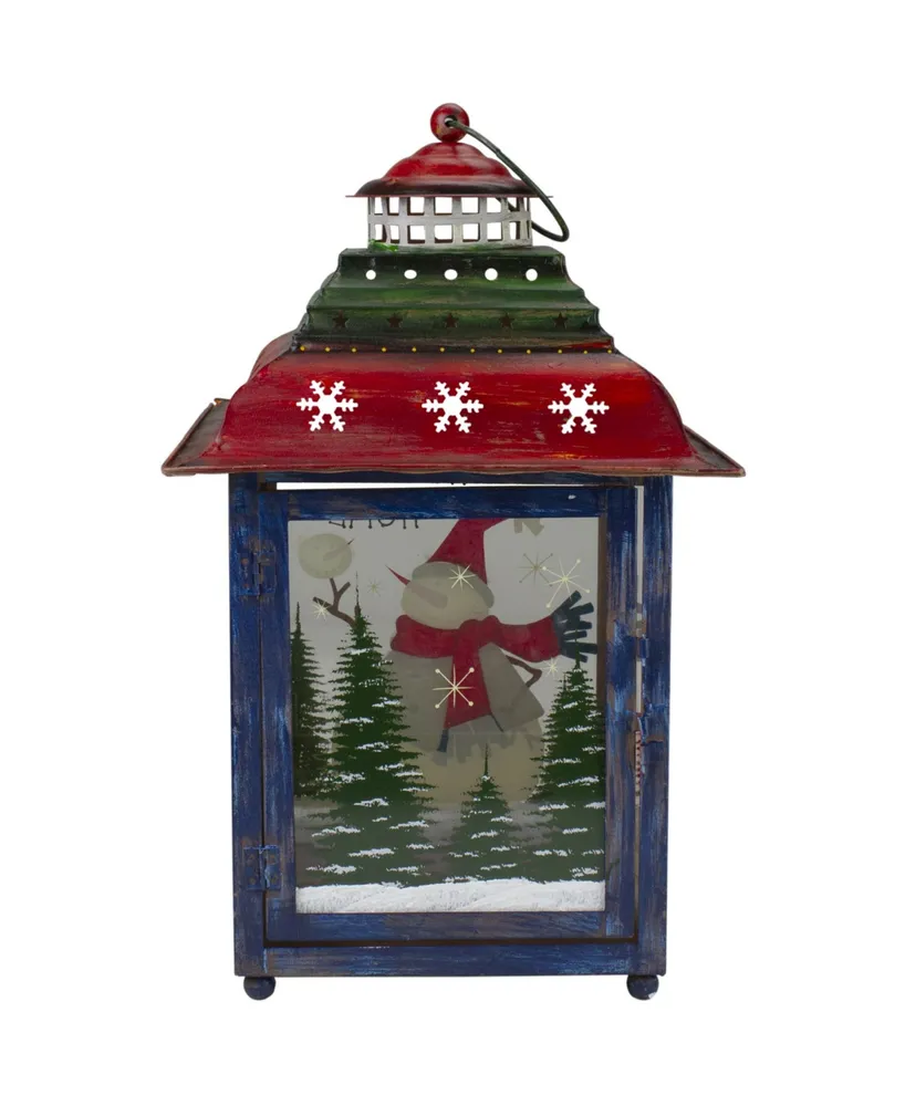 Northlight Snowman Christmas Candle Lantern