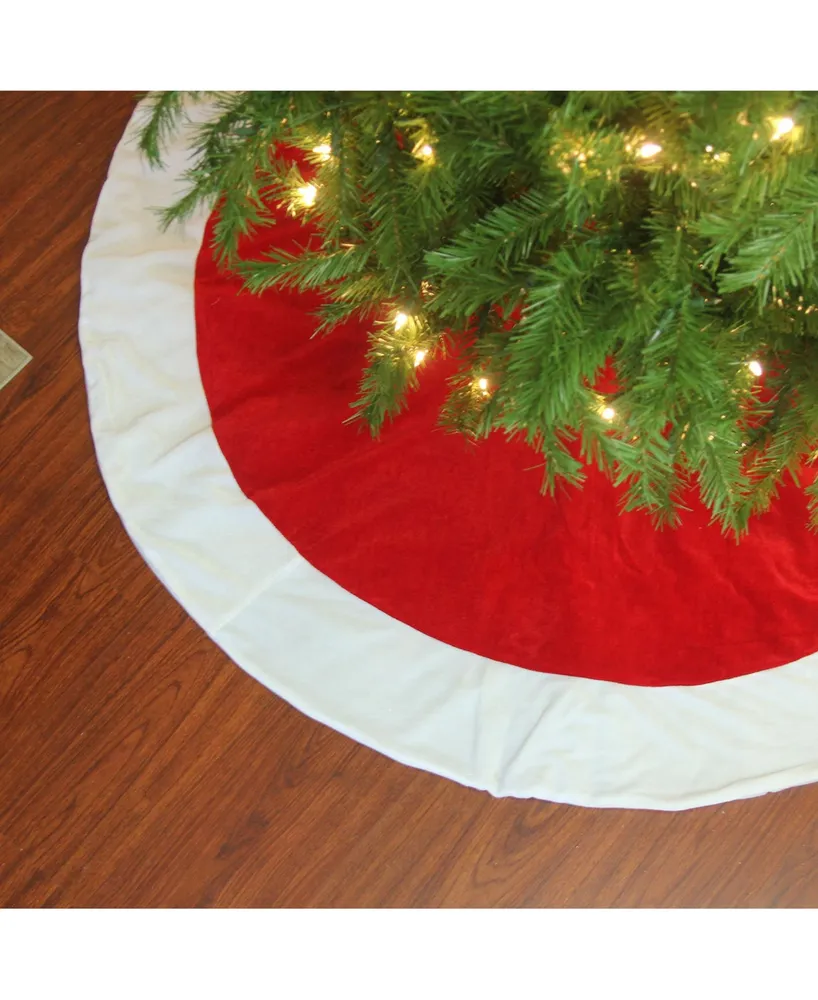 Northlight Solid Round Christmas Tree Skirt