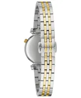 Bulova Women's Classic Regatta Diamond-Accent Two-Tone Stainless Steel Bracelet Watch 24mm - Two