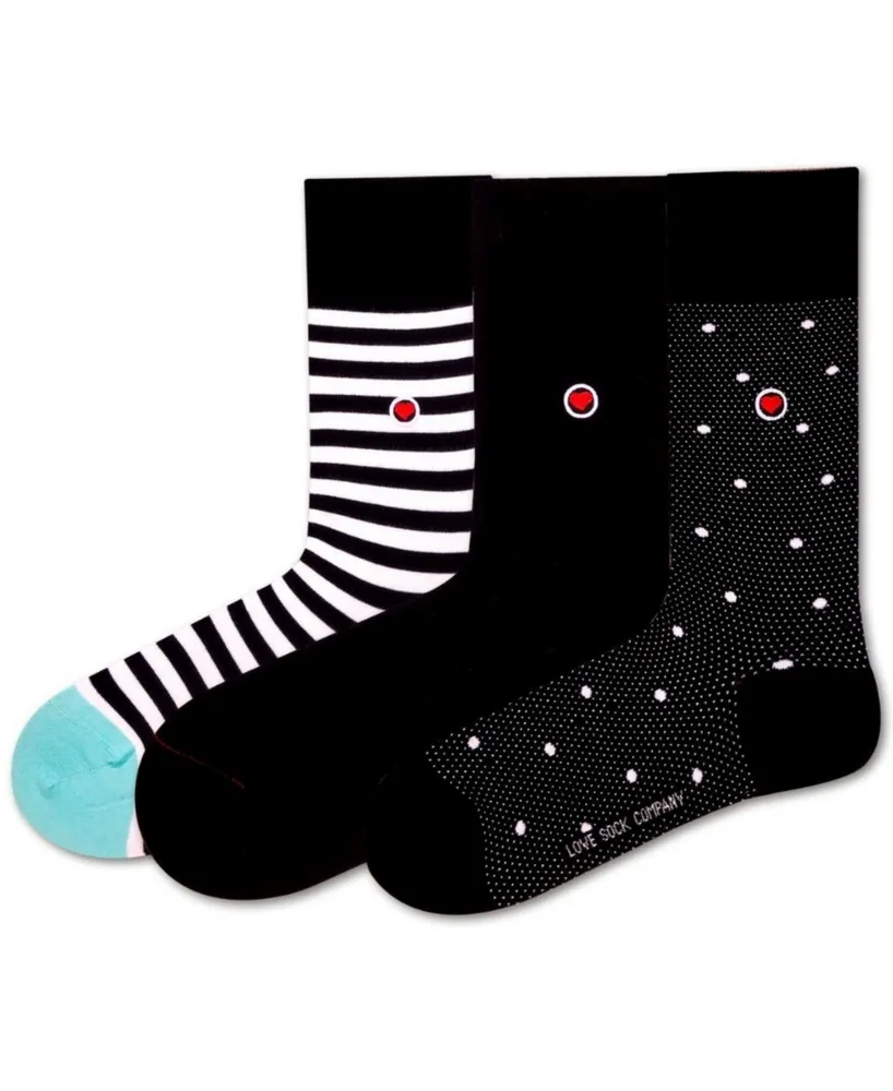 Love Sock Company Women's Cotton Seamless Toe Trouser Socks, 3 Pack