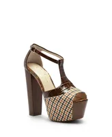 Jessica Simpson Women's Dany T-Strap Platform High-Heel Sandals