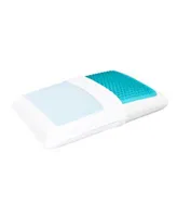Comfort Revolution Cool Comfort Hydraluxe Pillows Gel Custom Contour Open Cell Memory Foam