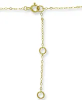 Giani Bernini Cubic Zirconia Pineapple Pendant Necklace in 18k Gold-Plated Sterling Silver, 16" + 2" extender, Created for Macy's