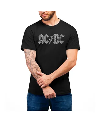La Pop Art Men's Ac/Dc Word T-shirt