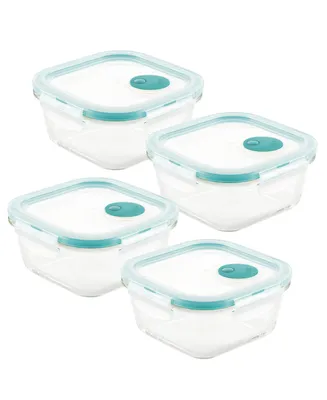 Lock n Lock Purely Better Vented 8-Pc. Glass Food Storage Containers, 17-Oz.