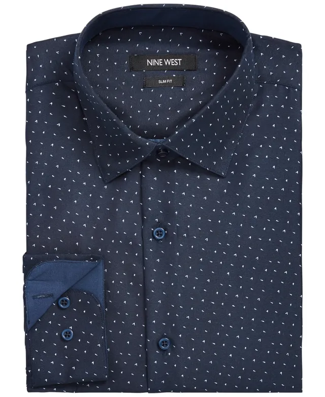 Home | Nine West Men's Slim-Fit Performance Stretch Dash Arrow-Print Dress  Shirt at Plaza Del Caribe in Ponce, PR